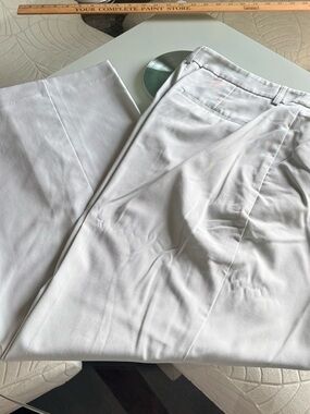 Express Editor Light Blue Women's Trousers - Classic Straight Dress Pants